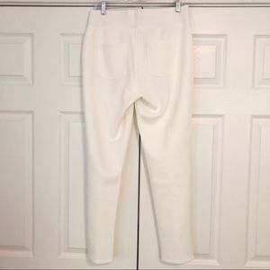 winter white ponte knit pants